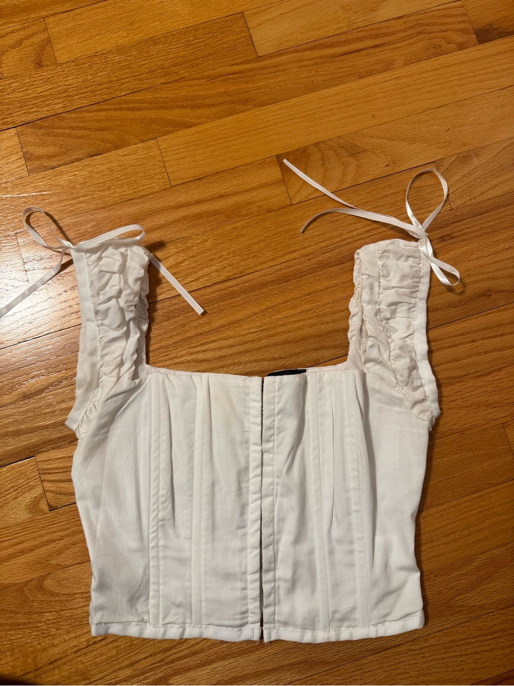 Kendall & Kylie White Corset Top
